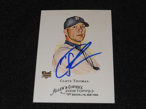 قام CLETE CLETE THOMAS بتوقيع بطاقة ALLEN & GINTER CARTOGRAGH in Saudi Arabia