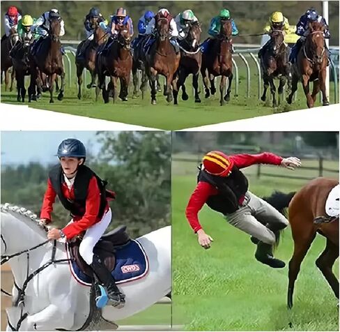 ايفان البالغين ركوب الخيل سترة الهواء ، تدريب الفروسية القابل للتعديل معدات حماية امتصاص الصدمات المهنية in Saudi Arabia