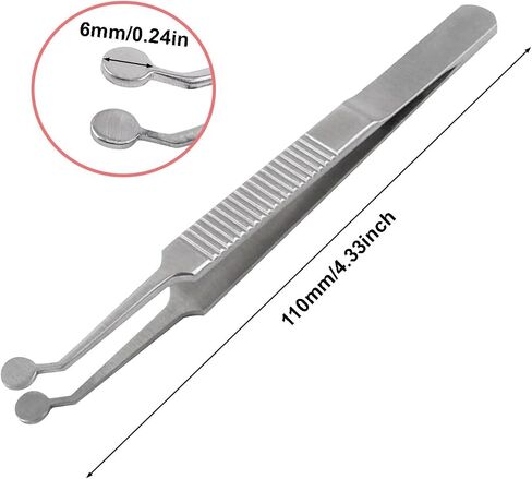 Meibomian Gland Expressor ، ملقط مهني ، ملقطات جفون من الفولاذ المقاوم للصدأ ملاقط للعينين الجفاف ， غفن الانسداد أدوات العلاج الطبيعي غير المحظور ، in Saudi Arabia