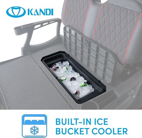 Kandi Kruiser Ice Bucket Kit, Golf Cart Ice Bucket Accessory, Includes Ice Bucket and Drain Plug, Easy to Install. Ice Bucket for Golf Cart in Kuwait