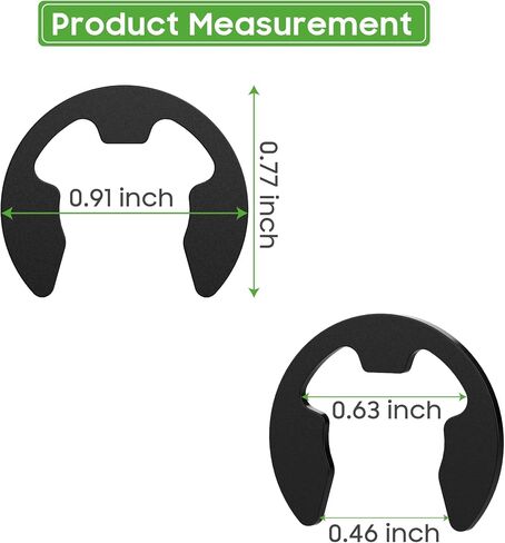10L0L Golf Cart Brake Cable Retainer Rings Compatible with Club Car 1981- up & EZGO 1977- up G&E Golf Cart Models, OEM# 1011779 12305-G1 in Saudi Arabia