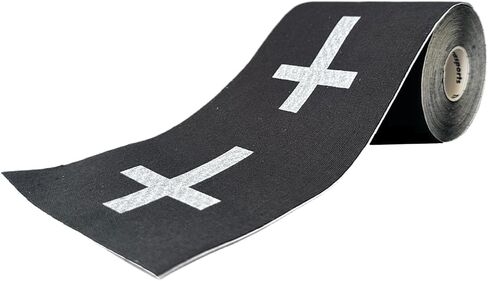 Faith Cross Turf Tape Football - Extra Wide Christian Athletic Turf Tape - Ultra Sticky & Latex Free, Protects from Turf Burn, Waterproof & Flexible (White, 4 inch) in Saudi Arabia