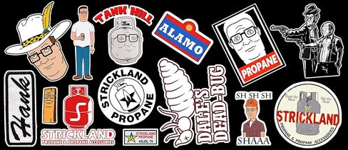 14 Propane King Vinyl Sticker Pack in Saudi Arabia