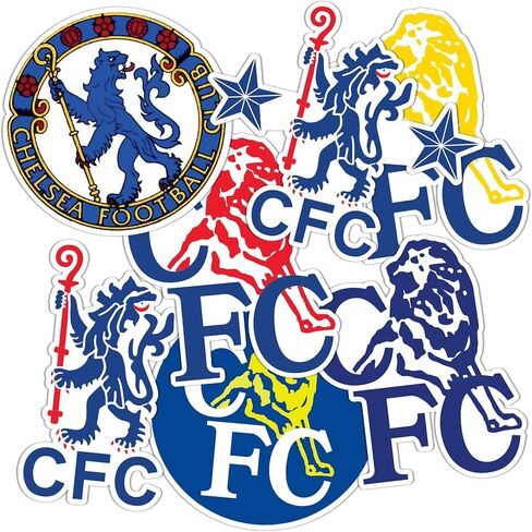 Desert Cactus Chelsea FC Sticker Decal Vinyl London Blue Lions Football Soccer Laptop Water Bottle Car Scrapbook T2 (Type 2-3) in Saudi Arabia