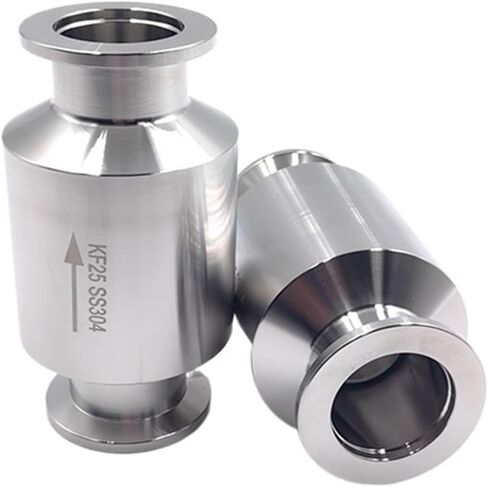 1pc 304 Stainless Steel Tri Clamp Sanitary Vacuum Inline One-way Check Valve, KF16 KF25 KF40 KF50 Suitable Vacuum Piping(KF16) in Saudi Arabia