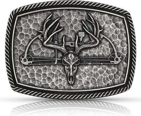 Montana Silversmiths Majestic Valor Buffalo Figure Two-Tone Western Belt Buckle in Saudi Arabia