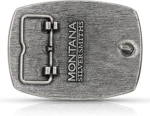 Montana Silversmiths Majestic Valor Buffalo Figure Two-Tone Western Belt Buckle in Saudi Arabia