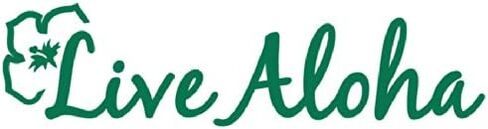 Live Aloha Car Window Sticker Flower Hawaii Descic in Kuwait