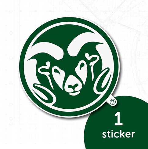 Desert Cactus Colorado State University Sticker CSU Rams Vinyl Decal Laptop Water Bottle Car Scrapbook (IND 00002) in Saudi Arabia