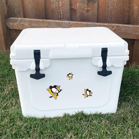 Desert Cactus Pittsburgh Penguins ملصق NHL فريق الهوكي الوطني فينيل شارات محمول زجاجة ماء القرص (النوع 3 - الشعار الرئيسي) in Saudi Arabia