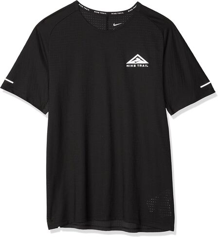 Nike Men's Dri Fit Trail Crew Neck T-Shirt L Black in Saudi Arabia