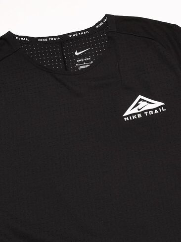 Nike Men's Dri Fit Trail Crew Neck T-Shirt L Black in Saudi Arabia