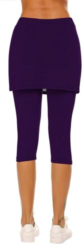 Tennis Skirts for Women Athletic Golf Capris Skirted Leggings Activewear Yoga Pants Pickleball Outfits in Saudi Arabia