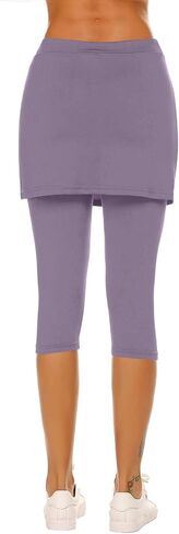 Tennis Skirts for Women Athletic Golf Capris Skirted Leggings Activewear Yoga Pants Pickleball Outfits in Saudi Arabia