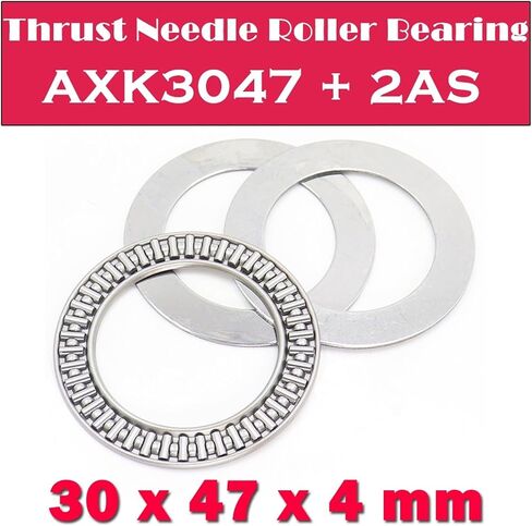 AXK3047 + 2AS Thrust Needle Roller Bearing with Two AS3047 Washers 30 * 47 * 4 mm (10 PCS) AXK1106 889106 NTB3047 in Saudi Arabia
