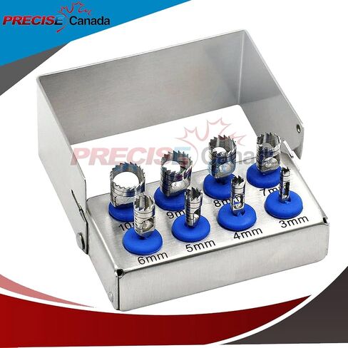 8 Pcs Dental Trephine Drills Kit for DN-2243 in Saudi Arabia