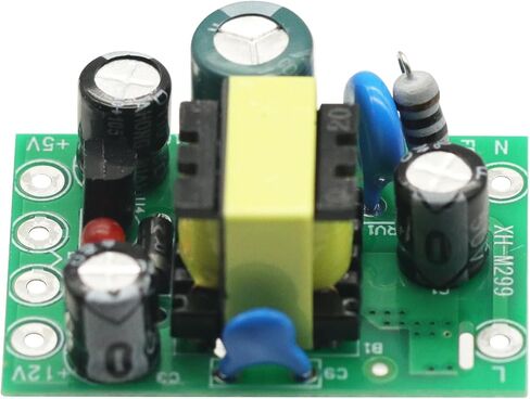 2PCS AC-DC وحدة تبديل وحدة تمويل وحدة تحويل وحدة محول AC-DC AC-DC الإخراج AC 110V-220V إلى DC 5V 12V in Saudi Arabia