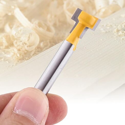 2pcs trimers bit slot arouter الأصفر t ، وآلات نقش مناسبة لمختلف التطبيقات in Kuwait