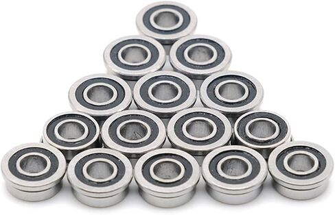 F684-2RS 4x9x4mm Miniature Flanged F684rs Ball Bearings Lf-940dd 10Pcs in Saudi Arabia