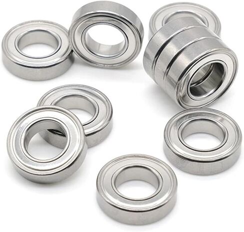 6700ZZ 6700 10x15X4mm Miniature Rubber Seal Deep Groove Ball Bearing 10Pcs in Saudi Arabia