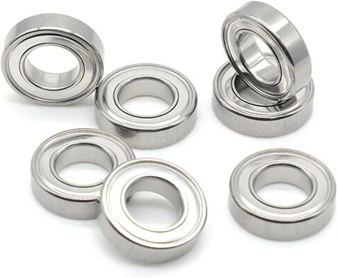 6700ZZ 6700 10x15X4mm Miniature Rubber Seal Deep Groove Ball Bearing 10Pcs in Saudi Arabia