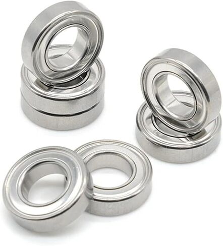 6700ZZ 6700 10x15X4mm Miniature Rubber Seal Deep Groove Ball Bearing 10Pcs in Saudi Arabia