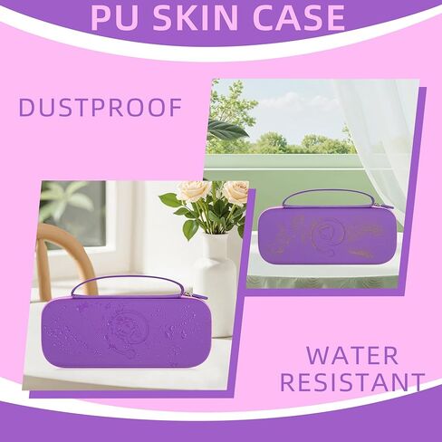 حالة سماعة الطبيب المحمولة متوافقة مع 3M Littmann Classic III ، II S.E خفيفة الوزن ، أمراض القلب ، MDF ، حالة السماعات الصلبة مع جيب الشبكة للملحقات المقص الطبي (الأرجواني) in Kuwait