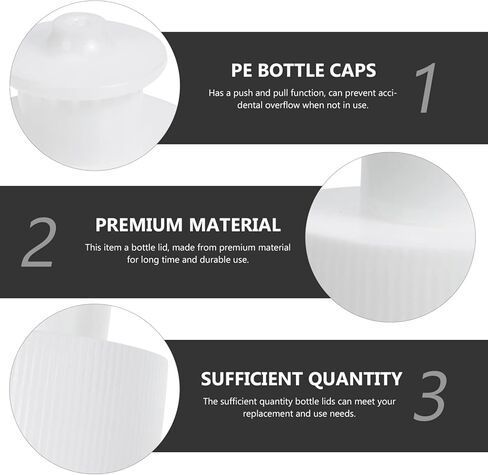Soda Bottle Caps 20Pcs Push Pull Replacement Caps Sports Bottle Lids Safe Twisted Reusable Plastic Cap Cover Lid for Soda Water s White 3cm Water Replacement in Saudi Arabia