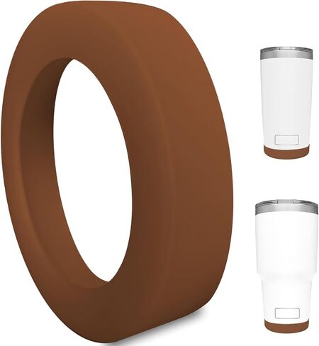 Silicone Boot Sleeve for YETI Tumbler 30 oz 20 oz - Bottom Protection and Less Noise for Yeti Accessories Cup Coffee Mug 20 oz 30 oz - Dishwasher Safe in Kuwait