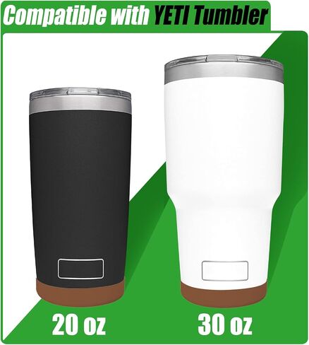 Silicone Boot Sleeve for YETI Tumbler 30 oz 20 oz - Bottom Protection and Less Noise for Yeti Accessories Cup Coffee Mug 20 oz 30 oz - Dishwasher Safe in Kuwait