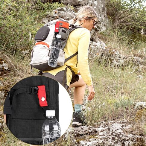 4pcs Hanging Bottle Buckle Clip Portable Mineral Water Bottle Clip Ring for Backpack Belt Nylon Webbing Strap for Outdoor Camping Hiking Traveling in Saudi Arabia