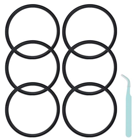 Rubber Seal Replacement Gasket for Yeti 20 oz Tumbler Lids, 6 Pcs Silicone O Ring Gaskets with 1 Pcs Tweezer Compatible with Yeti 20oz Tumbler, 10/24 oz Mug, 25 oz Straw Mug and 10 oz Lowball in Kuwait
