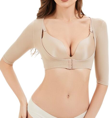 KSKshape الذراع المشكل للنساء الذراع أكمام ضغط بعد العمليات الجراحية التخسيس الأكمام مصحح الوضعية القمم ملابس داخلية in Kuwait