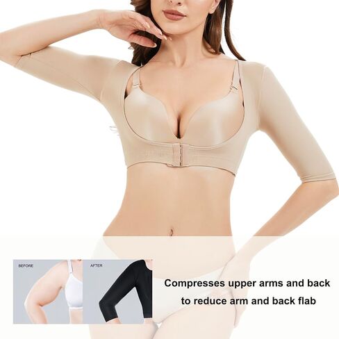 KSKshape الذراع المشكل للنساء الذراع أكمام ضغط بعد العمليات الجراحية التخسيس الأكمام مصحح الوضعية القمم ملابس داخلية in Kuwait