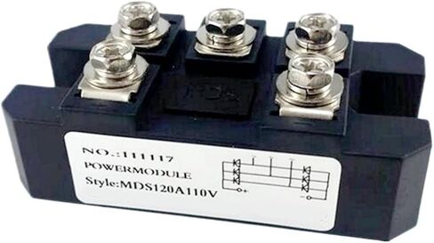 1pc MDS120A Three-Phase Rectifier Bridge Module 120A12V 24V 48V 68V 72V 110V 1600V Rectifier Bridge 150A(MDS120A 68V) in Saudi Arabia