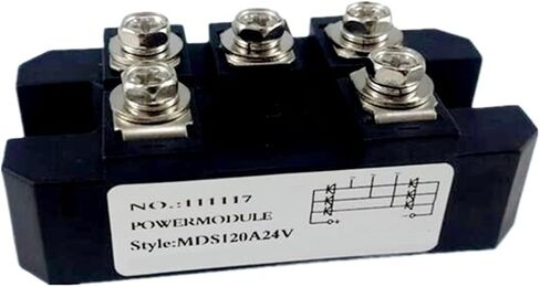 1pc MDS120A Three-Phase Rectifier Bridge Module 120A12V 24V 48V 68V 72V 110V 1600V Rectifier Bridge 150A(MDS120A 68V) in Saudi Arabia