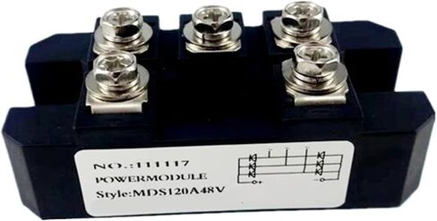 1pc MDS120A Three-Phase Rectifier Bridge Module 120A12V 24V 48V 68V 72V 110V 1600V Rectifier Bridge 150A(MDS120A 68V) in Saudi Arabia