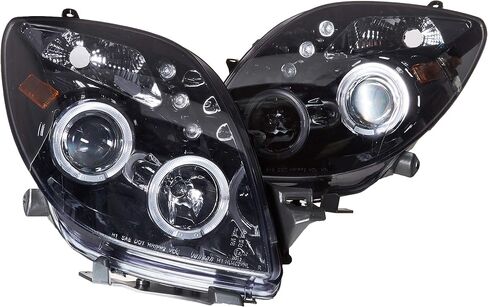 المواصفات Tuning Black Halo Projector LED مصابيح الأمامية الأمامية متوافقة مع 2006-2008 Toyota Yaris Hatchback ، ANDELL LISE-PALE RESIDERSBLY ASSEMBLY in Kuwait
