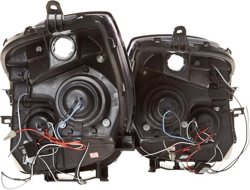 المواصفات Tuning Black Halo Projector LED مصابيح الأمامية الأمامية متوافقة مع 2006-2008 Toyota Yaris Hatchback ، ANDELL LISE-PALE RESIDERSBLY ASSEMBLY in Kuwait