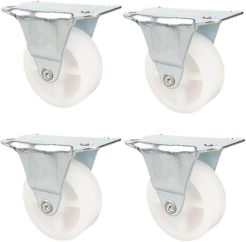 4 Pieces/lot 2-inch Nylon Directional Wheels Freezer Tool Box Trolley Silent Plastic casters Small in Saudi Arabia