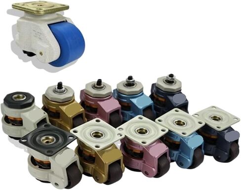 1 Piece T50 Swivel Brake Caster Suitable for Machinery Furniture and Electrical appliances(Thread Blue-Brake) in Saudi Arabia