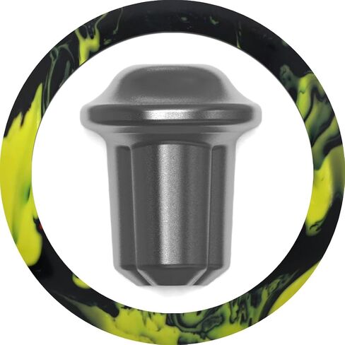 MOTIV Supra Clutch Bowling Ball, Light-Medium Oil, Solid Black with Yellow Pearl Hybrid, Available in 12-16 pounds in Saudi Arabia