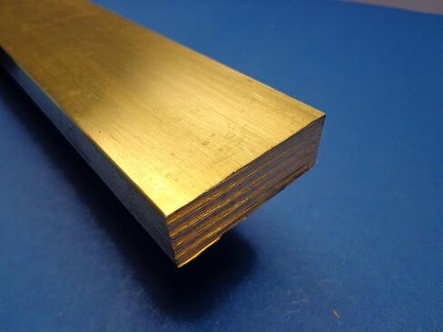 مبيعات المعادن الصناعية- 360 1/2 شريط مسطح من النحاس الأصفر الصلب 1/2 "× 2" × 12 "- LONG in Saudi Arabia