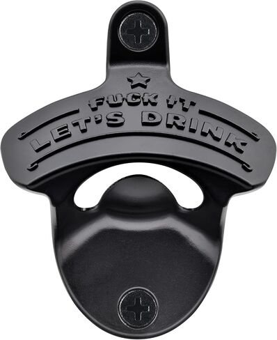 Funny Bottle Opener Wall Mounted, Black Wall Mount Beer Opener Rustproof for Table Post in Kuwait
