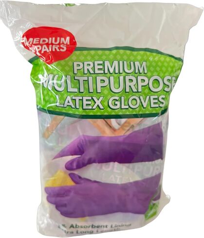 Clean Ones Premium Multi Purpose Non Slip Gloves, 9 Count (Medium) in Saudi Arabia