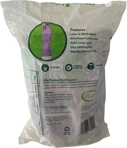 Clean Ones Premium Multi Purpose Non Slip Gloves, 9 Count (Medium) in Saudi Arabia