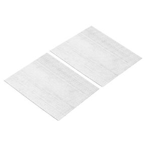 PATIKIL 8" x 8" 304 Stainless Steel Perforated Sheet, 2pcs 0.06" Hole 19GA Expanded Metal Mesh Plate Screen Decorative Meshes for Ventilation Grill Smoking