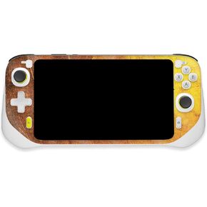 MightySkins Glossy Glitter Skin Compatible with Logitech G Cloud Gaming Handheld - Textured Gold | Protective, Durable High-Gloss Glitter Finish | Easy to Apply | Made in The USA