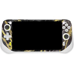 MightySkins Glossy Glitter Skin Compatible with Logitech G Cloud Gaming Handheld - Black Marble Glitter | Protective, Durable High-Gloss Glitter Finish | Easy to Apply | Made in The USA