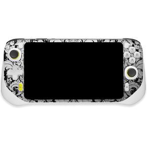 MightySkins Carbon Fiber Skin Compatible with Logitech G Cloud Gaming Handheld - Floral Retro | Protective, Durable Textured Carbon Fiber Finish | Easy to Apply | Made in The USA